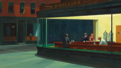 نقاشی Nighthawks از ادوارد هوپر